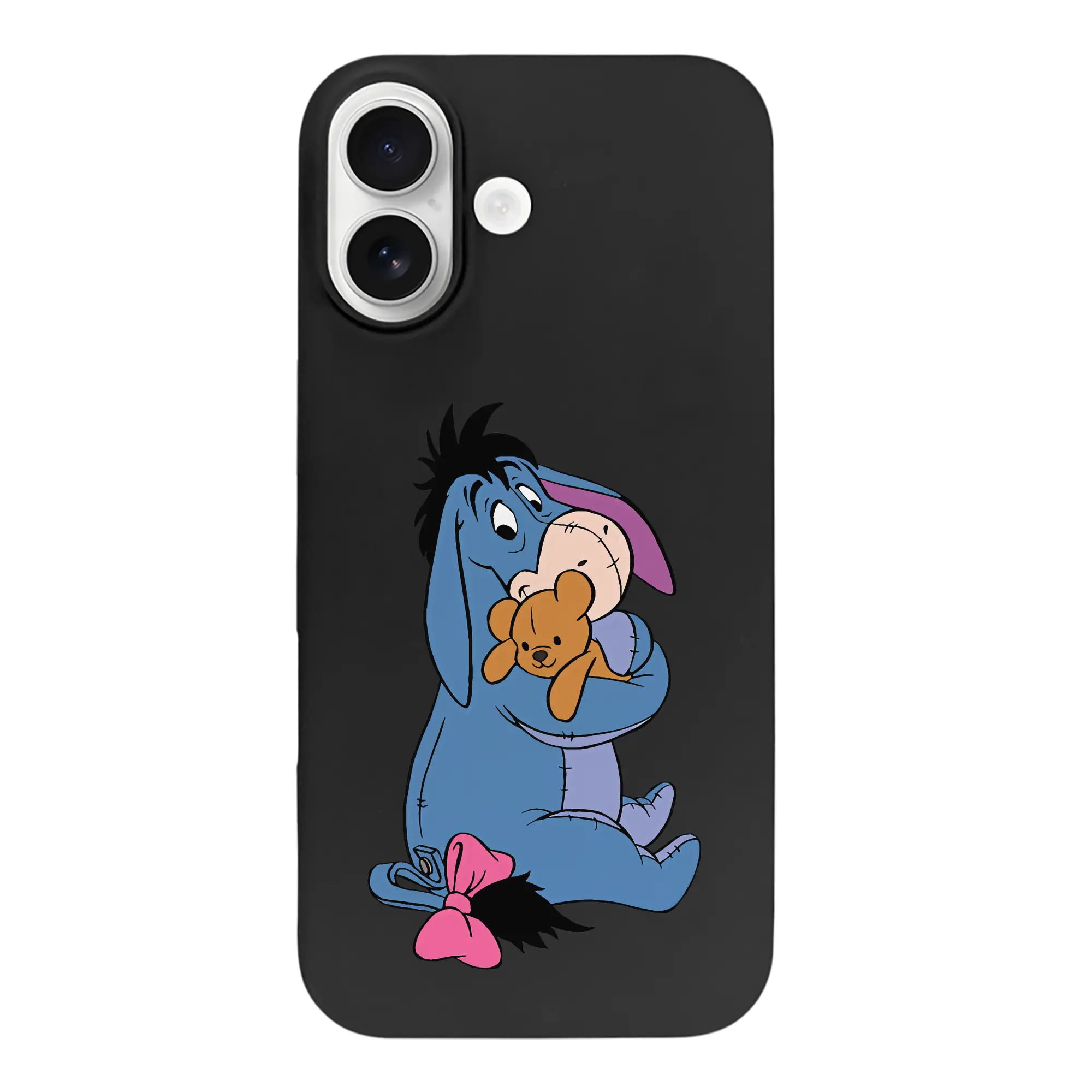 プーさん グッズ イーヨー - iPhone 17 シリーズ シリコンケース 薄型 耐衝撃 指紋防止 ソフトタッチカバー 精密フィット 傷防止 保護ケース iPhone 17/17 Air/17 Pro/17 Pro Max 対応